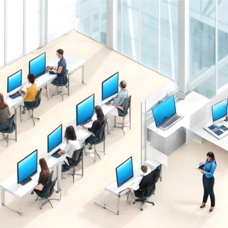 صورة متدربة ناجحة